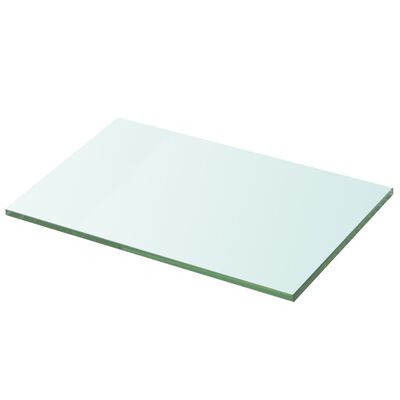 vidaXL Shelf Panel Glass Clear 20x30 cm