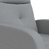 vidaXL Massage Chair Light Grey Fabric