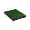 vidaXL Pet Toilets 2 pcs with Tray & Faux Turf Green 63x50x7 cm WC