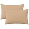 vidaXL Cushion Cover 2 pcs HEERLEN Cream 30 x 50 cm Fabric