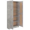 vidaXL Book Cabinet Concrete Grey 82.5x30.5x185.5 cm Engineered Wood