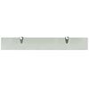 vidaXL Floating Shelves 2 pcs Glass 70x10 cm 8 mm