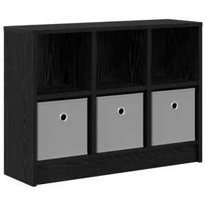 vidaXL Sideboard Black Oak 73.5 x 22.5 x 53.5 cm