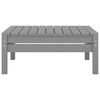vidaXL 7 Piece Garden Lounge Set Grey Solid Pinewood