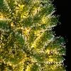 vidaXL Artificial Christmas Tree 300 LEDs & Flocked Snow 210 cm