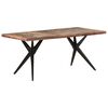 vidaXL Dining Table | Mixed colour | Solid reclaimed wood | 180x90x76 cm