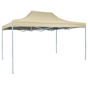 vidaXL Gazebos Cream with Blue Frame Oxford Fabric