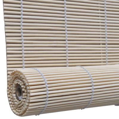 vidaXL Bamboo Roller Blinds 4 pcs 120x160 cm Natural