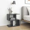 vidaXL Bedside Cabinets 2 pcs Grey 50x30x51,5 cm Engineered Wood