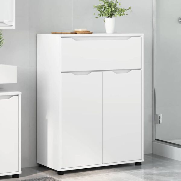 vidaXL Bathroom Cabinet White 72.5 x 36.5 x 100 cm Engineered Wood