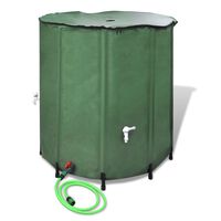 vidaXL Water Tank with Tap Foldable 100 L PVC