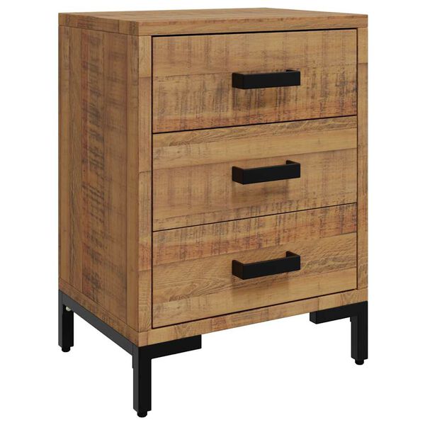 vidaXL Bedside Cabinets 2 pcs 40x30x55 cm Solid Wood Pine
