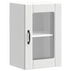 vidaXL Kitchen Wall Cabinet with Glass Door "Lucca" White
