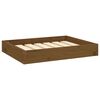 vidaXL Dog Bed 61.5 x 49 x 9 cm Solid pine wood Honey Brown