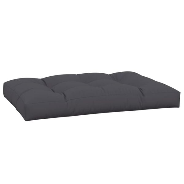 vidaXL Pallet Cushion Anthracite 120x80x12 cm Fabric