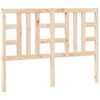 vidaXL Bed Headboard | Natural Wood | Solid Pine Wood | Single | Durable