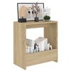vidaXL Side Table Sonoma Oak 50x26x50 cm Engineered Wood