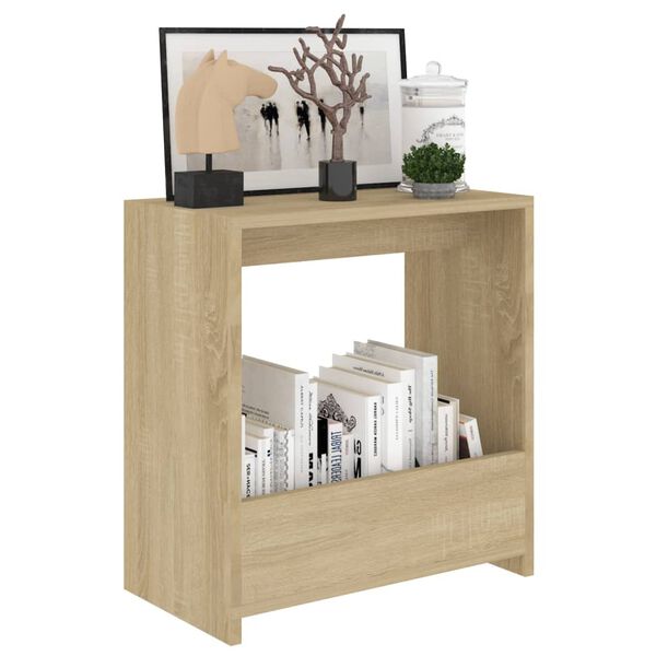 vidaXL Side Table Sonoma Oak 50x26x50 cm Engineered Wood