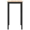 vidaXL Bar Table Natural 70 x 70 x 105 cm Solid Pine Wood