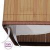 vidaXL Bamboo Laundry Bin Rectangular Natural
