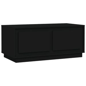 vidaXL Coffee Table Black 102x50x44 cm Engineered Wood