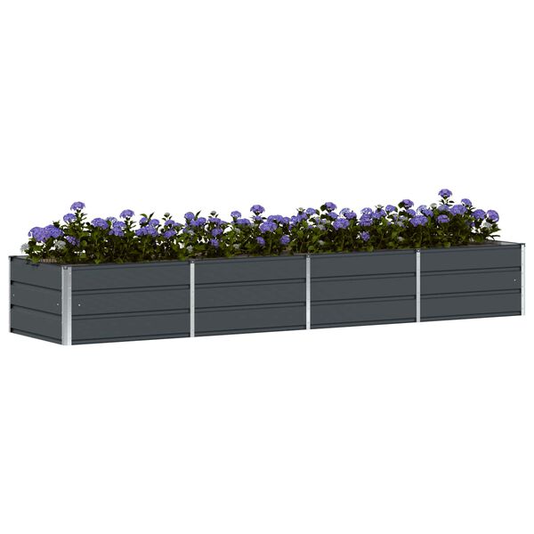 vidaXL Planter Anthracite 320 x 80 x 45 cm Steel
