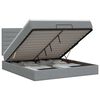 vidaXL Ottoman Bed with Mattress Dark Grey 137 x 190 cm Fabric