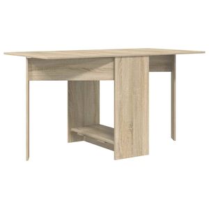 vidaXL Dinning Table 138 x 70 x 73.5 cm Engineered Wood Sonoma Oak