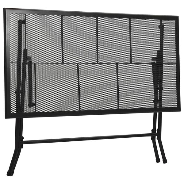 vidaXL 7 Piece Garden Dining Set Steel Anthracite