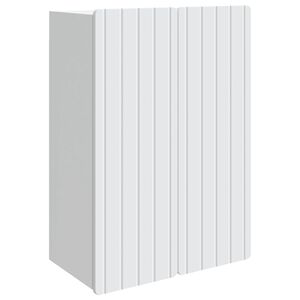 vidaXL Wall-Mounted Cabinet White 66 x 34.5 x 92 cm Engineered Wood
