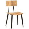 vidaXL Dining Chairs 2 pcs 44x40x80 cm Solid Wood Mango