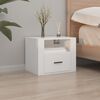 vidaXL Wall-mounted Bedside Cabinet White 50x36x40 cm