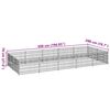 vidaXL Dog Kennel Silver 10 m&sup2; Steel