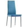 vidaXL Five Piece Dining Set Blue