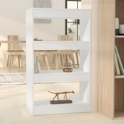 vidaXL Book Cabinet/Room Divider White 60x30x103 cm Engineered Wood