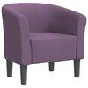 vidaXL Tub Chair Purple Fabric