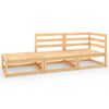 vidaXL Garden Lounge Set | Natural wood | Solid pinewood | Medium | Modular