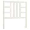 vidaXL Bed Headboard White 96x4x100 cm Solid Wood Pine