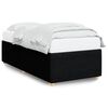 vidaXL Bed Frame without Mattress Black 90x190 cm Fabric