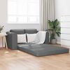 vidaXL Sofa Bed 60cm Dark Grey Fabric