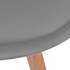 vidaXL Dining Chairs 6 pcs Grey Plastic