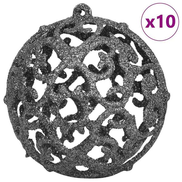 vidaXL Artificial Pre-lit Christmas Tree Silver 180 cm PET