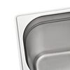 vidaXL Gastronorm Containers 4 pcs GN 1/4 200 mm Stainless Steel