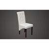 vidaXL Dining Chairs 6 pcs White Faux Leather