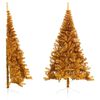 vidaXL Christmas Tree | Gold | PET | Large | Durable | Christmas Tree