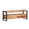 vidaXL TV Cabinet 120x35x45 cm Solid Acacia Wood