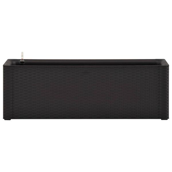 vidaXL Garden Raised Bed with Self Watering System Anthracite 100x43x33 cm