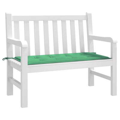 vidaXL Garden Bench Cushion Green 100x50x3 cm Oxford Fabric