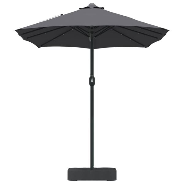 vidaXL Garden Parasol Anthracite 385 x 209 x 244 cm Polyester