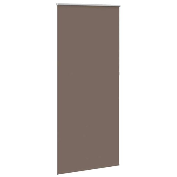 vidaXL Roller blind blackout 84.4x230 cm Fabric Width 80 cm coffee
